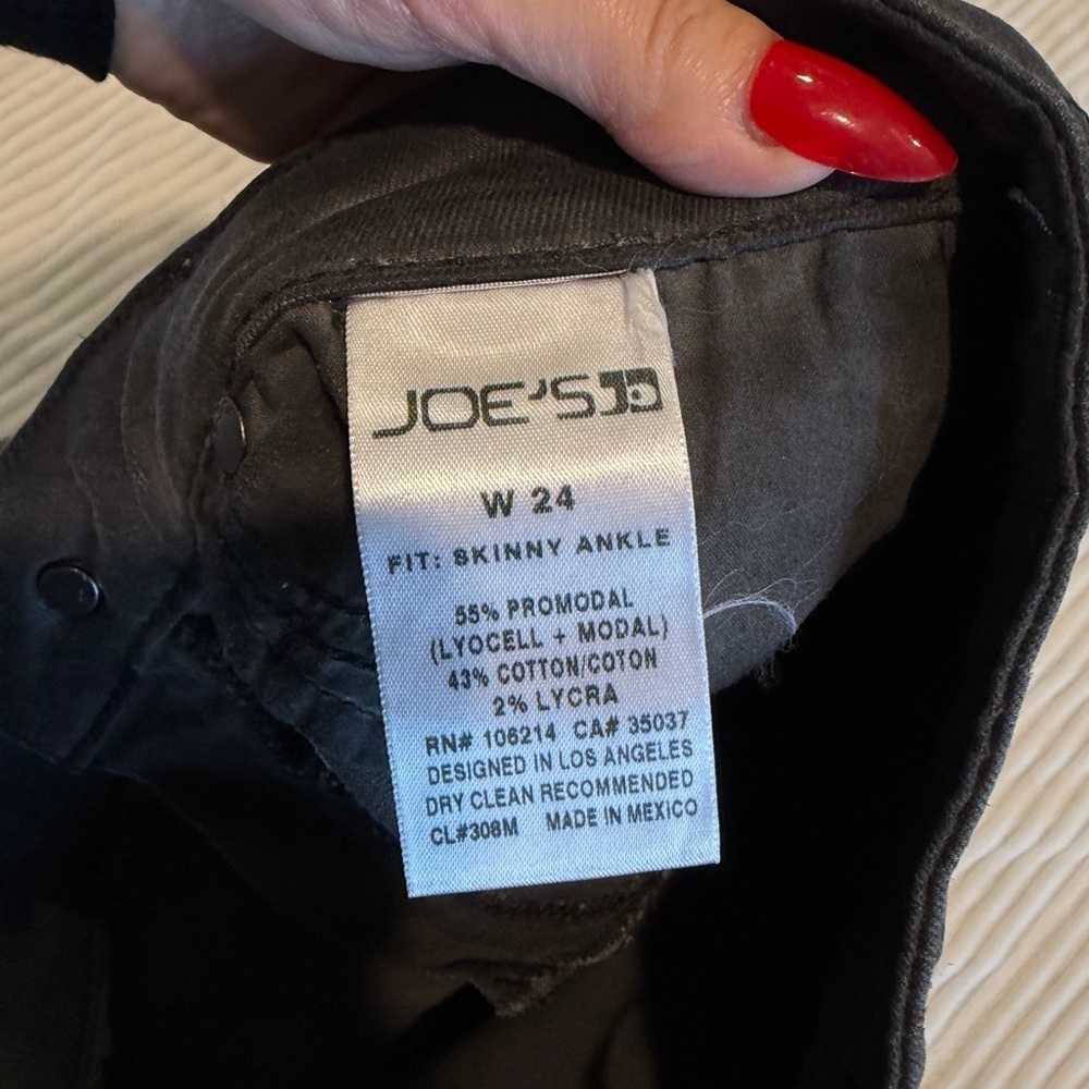 Joe's Jeans Charcoal Skinny Ankle - Picture 6 of 7